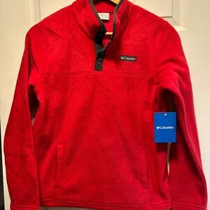 Columbia Red Fleece Pullover